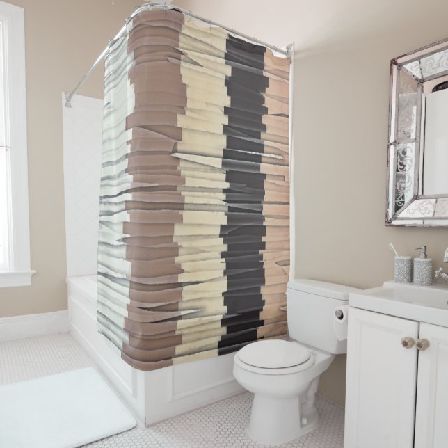 Cortina Para Chuveiro Centros de cores 3 (In Situ)