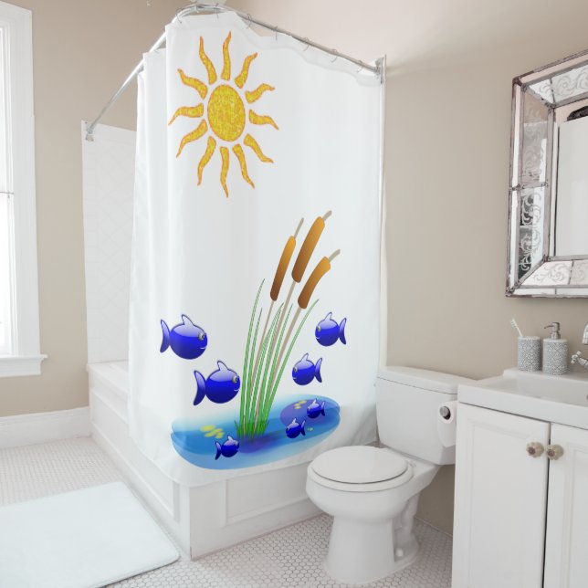 Cortina Para Chuveiro Chá Cortina Crianças (In Situ)