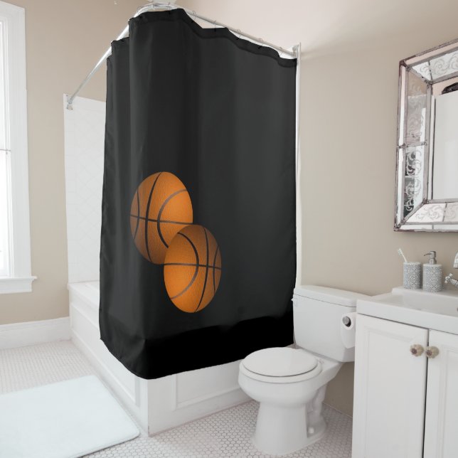 Cortina Para Chuveiro Chá de basquetebol (In Situ)