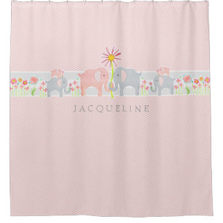Cortina Para Chuveiro Chá personalizado do banheiro da menina dos