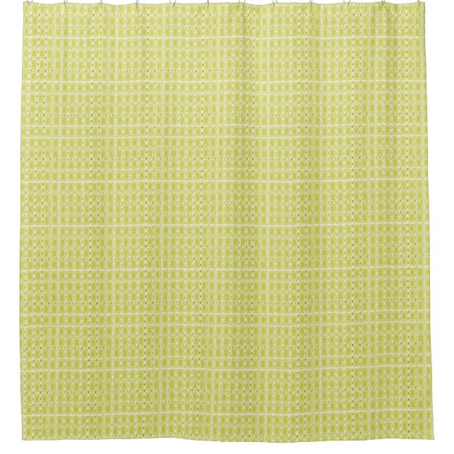Cortina Para Chuveiro Chartreuse-Royalty-Plaid's-Traditional-Bath-Decor (Frente)
