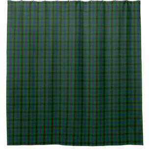 Cortina Para Chuveiro Clan Davidson Classic Scottish Tartan