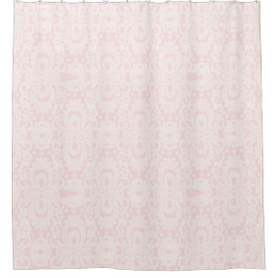 Cortina Para Chuveiro Cor damasco Brocade do Chique Rosa Quartz