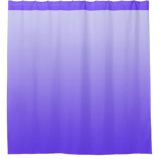 Cortina Para Chuveiro Cores de Gradientes Suaves - violeta + suas ideias (Frente)