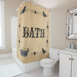 Cortina Para Chuveiro Cortina de Chá de Banho Primitivo