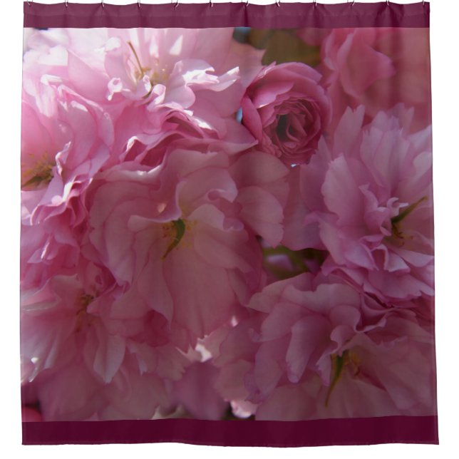 Cortina Para Chuveiro Cortina de chá do primavera (Frente)