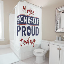 Cortina de chá "Torne-se Orgulhoso"