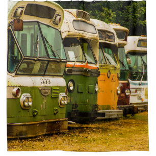 CORTINA PARA CHUVEIRO CORTINA DE CHUVEIRO CEMITÉRIO DE ÔNIBUS