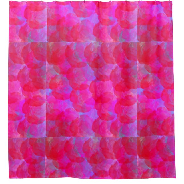 Cortina Para Chuveiro Cortinas de Chá Neon Rosa (Frente)