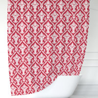Damasco Vermelho e Branco