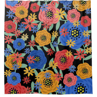 Cortina Para Chuveiro Design Floral 3618
