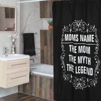 Cortina Para Chuveiro Dia de as mães Personalizado