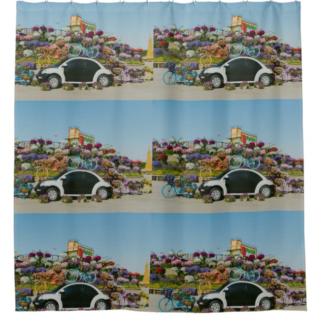 Cortina Para Chuveiro Dubai Miracle Garden (Frente)
