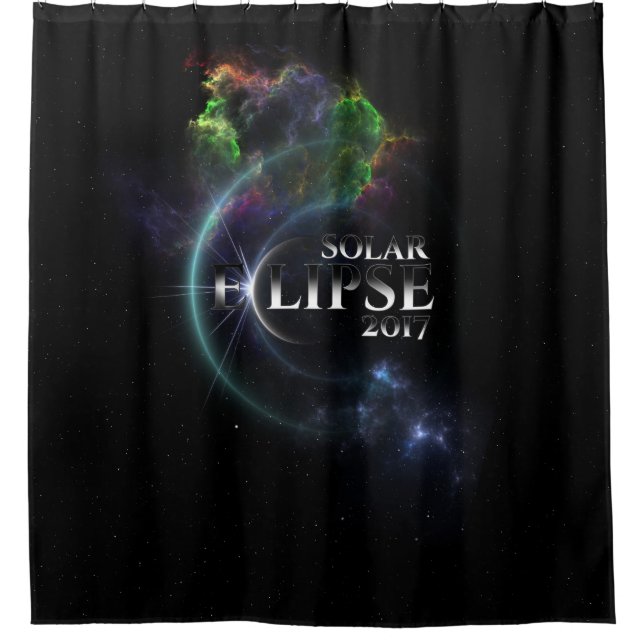 Cortina Para Chuveiro Eclipse Solar 2017 (Frente)