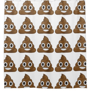 Cortina Para Chuveiro Emoji do tombadilho