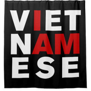 CORTINA PARA CHUVEIRO EU SOU VIETNAMESA