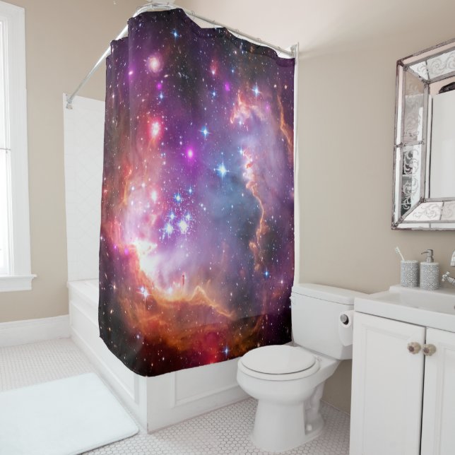 Cortina Para Chuveiro Falln Angelic Galaxy (In Situ)