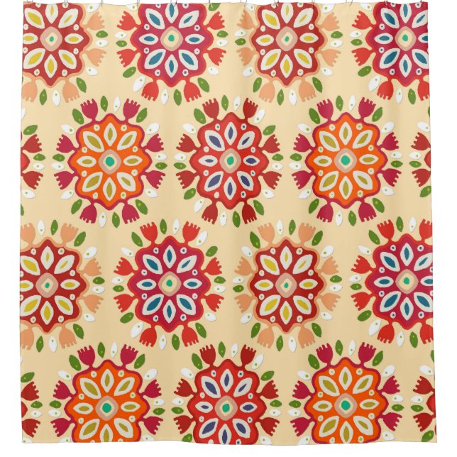 CORTINA PARA CHUVEIRO FLOR (Frente)