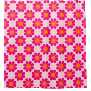 Cortina Para Chuveiro Flower power customizável