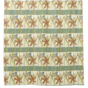 Cortina Para Chuveiro Grupo de Shell Multicolores