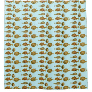Cortina Para Chuveiro Haeckel Fish