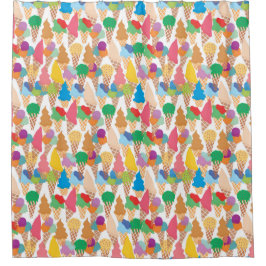 Cortina Para Chuveiro Ice creams