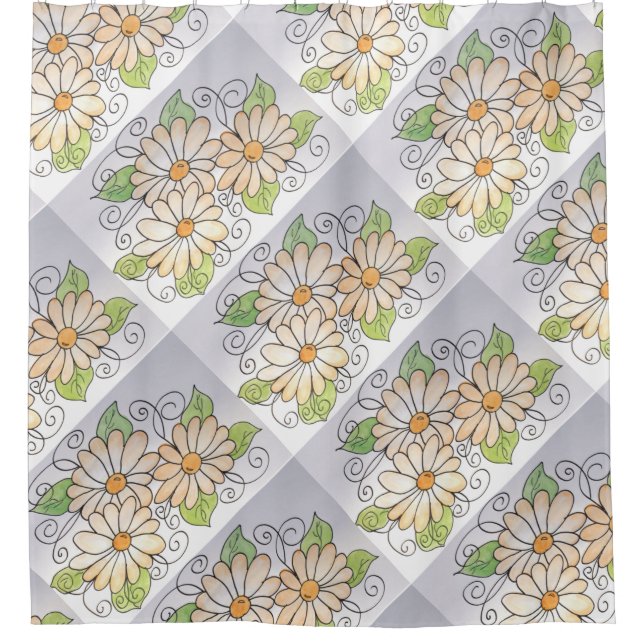 Cortina Para Chuveiro Icy Orange (Frente)