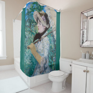 Cortina Para Chuveiro Le Printemps Manet Impressionist Art Painting
