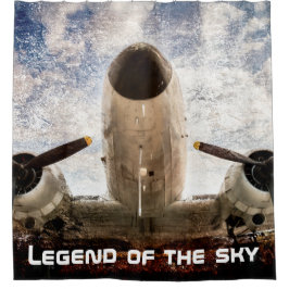 Cortina Para Chuveiro Legenda do céu personalizável