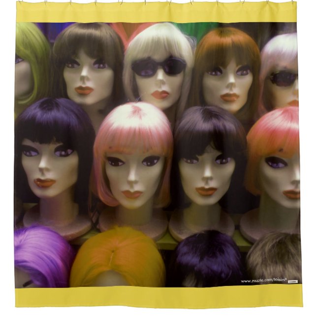 Cortina Para Chuveiro Manequins (Frente)