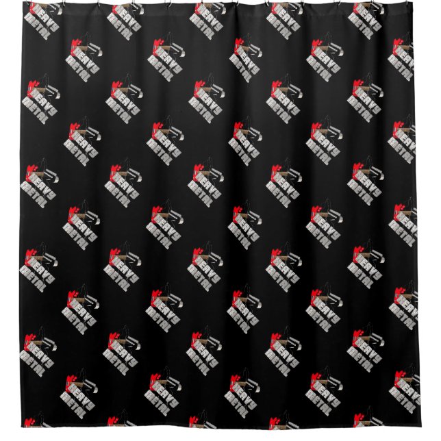 Cortina Para Chuveiro Metal pesado (Frente)