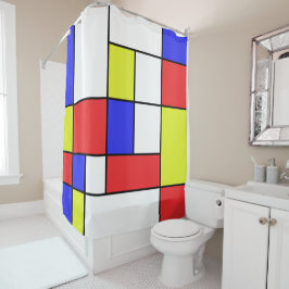 Cortina Para Chuveiro Mondrian #24