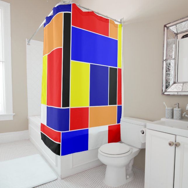 Cortina Para Chuveiro Mondrian #48 (In Situ)