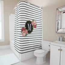 Monograma Floral com Boca Preta-Branca com Boca-br