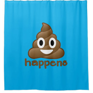 Cortina Para Chuveiro O tombadilho acontece Emoji
