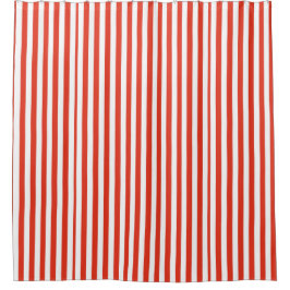 Cortina Para Chuveiro o vintage listra a cortina de chá retro vermelha