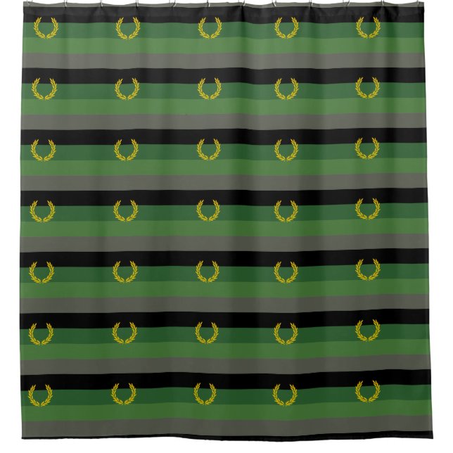 Cortina Para Chuveiro Orgulho Uniforme (Frente)