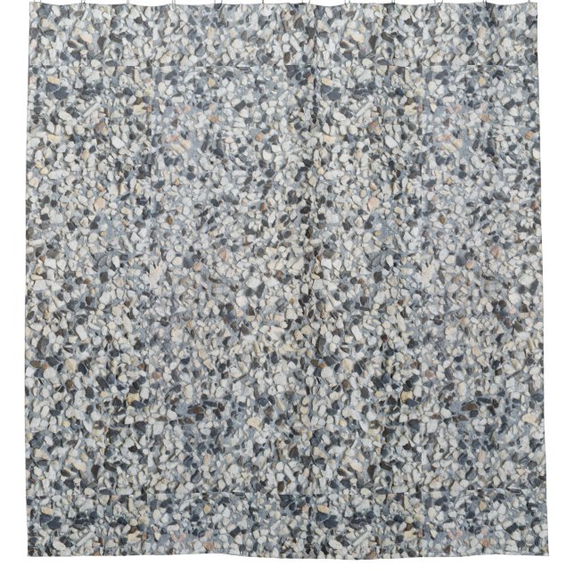 Cortina Para Chuveiro Padrão de Stony (Frente)