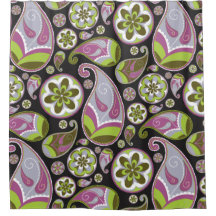 Padrão Paisley Roxo