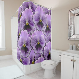 Cortina Para Chuveiro Pansy Garden
