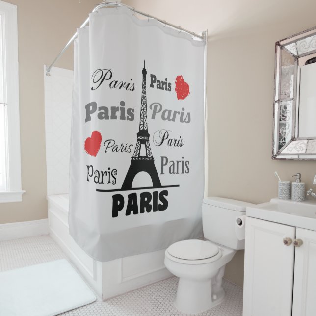 Cortina Para Chuveiro Paris (In Situ)