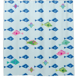 Cortina Para Chuveiro Peixe-peixe