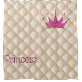 Cortina Para Chuveiro Pérolas Charmosas e Elegantes, Tiara, Princesa, Br