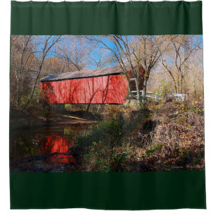 Cortina Para Chuveiro Ponte coberta de Cedar Creek, Missouri