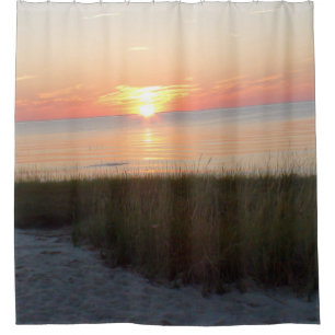 Cortina Para Chuveiro Por do sol sobre o porto dos Buzzards de Cape Cod