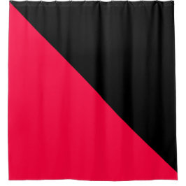 Cortina Para Chuveiro Rosa Americana e Cores Pretas