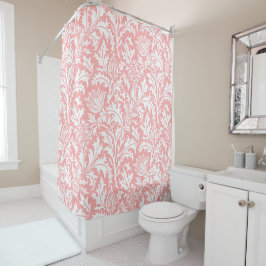 Cortina Para Chuveiro Rosa do pêssego de William Morris ou sua cor feita