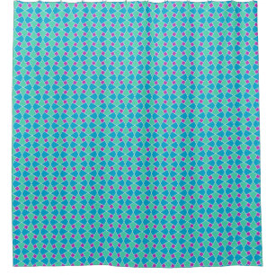 Cortina Para Chuveiro Roxo islâmico, Aqua, esboço do branco de turques