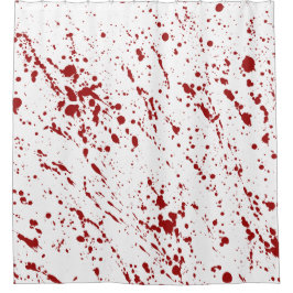 Cortina Para Chuveiro Sangrento Encharcado, Decoração De Horror De Sangu