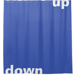 Cortina Para Chuveiro Simplesmente design "retângulo azul para cima" + s
